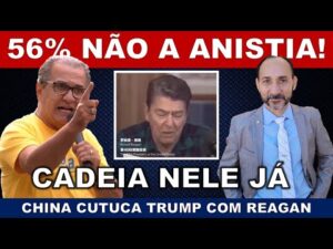 BERROS DE MALAFAIA E BOLSONARO FLOPARAM. MAIORIA DIZ NÃO A ANISTIA! CHINA MANDA RECADO PRA TRUMP!