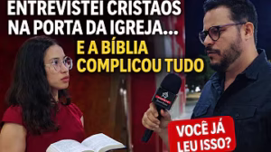 FIZ PERGUNTAS BÍBLICAS NA PORTA DA IGREJA E NINGUÉM ESPERAVA ISSO